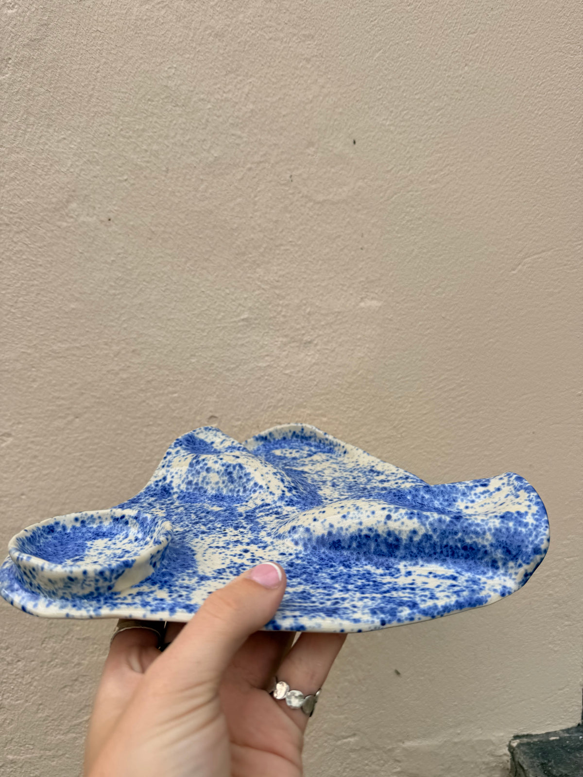 Blue and white Speckled Charcuterie Board- Small