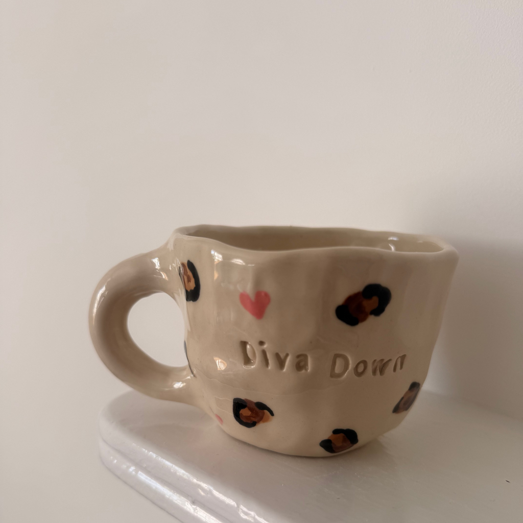 Diva Down Mug